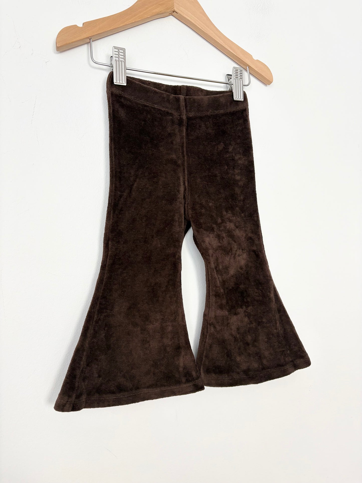 The simple folk velvet flare pants 18/24 months