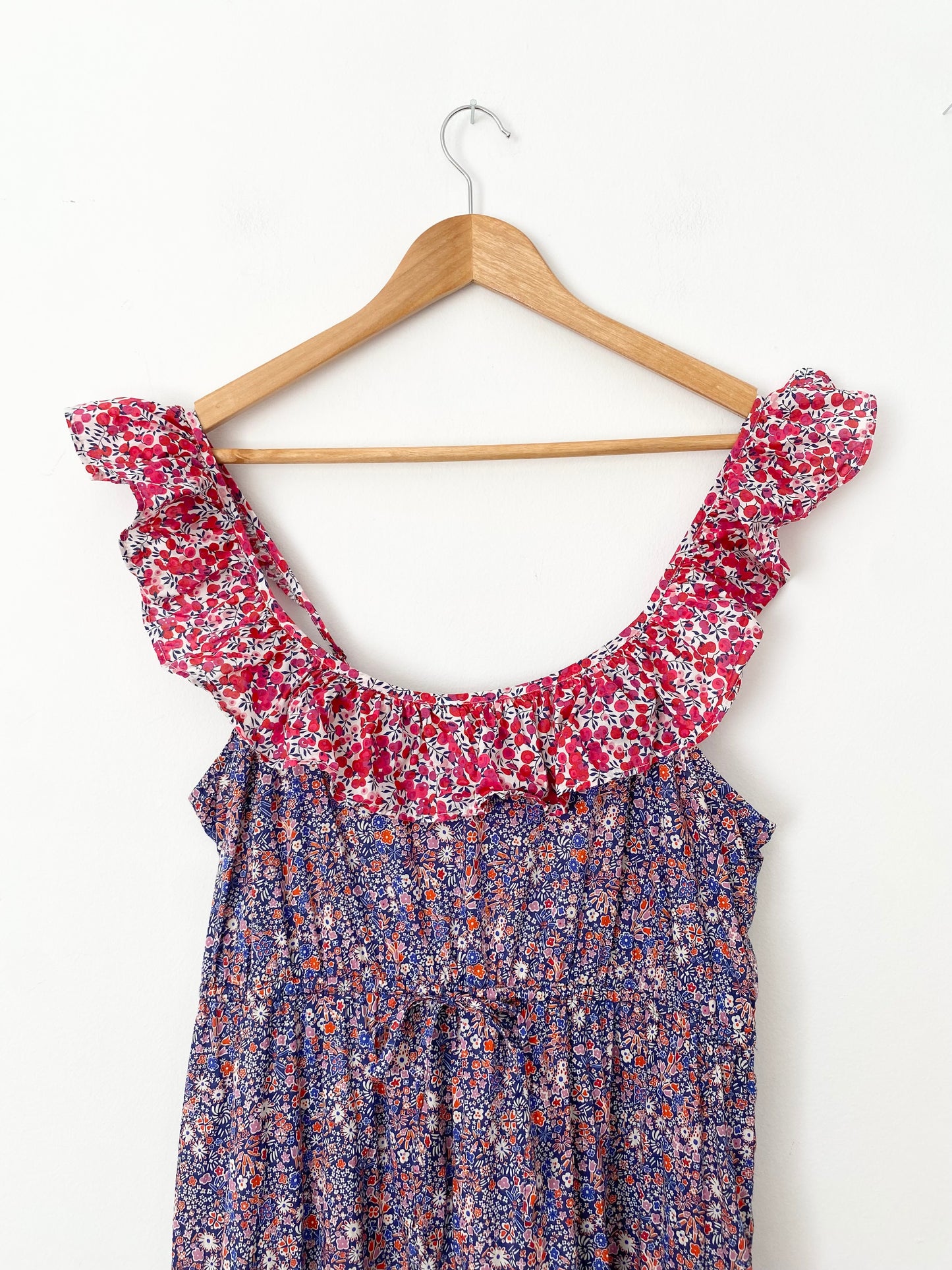 J.crew midi dress in liberty multi floral Medium