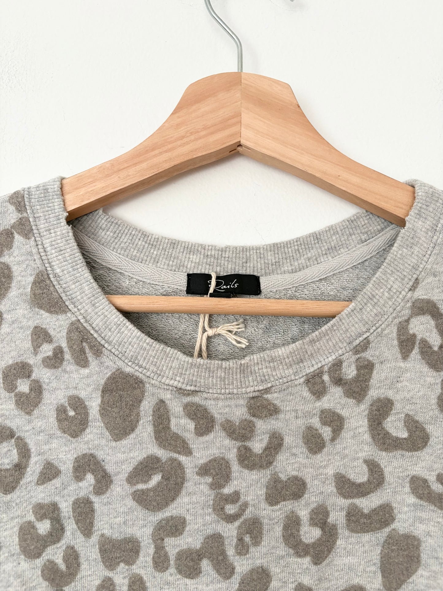 Rails Marlo Leopard print sweater Medium