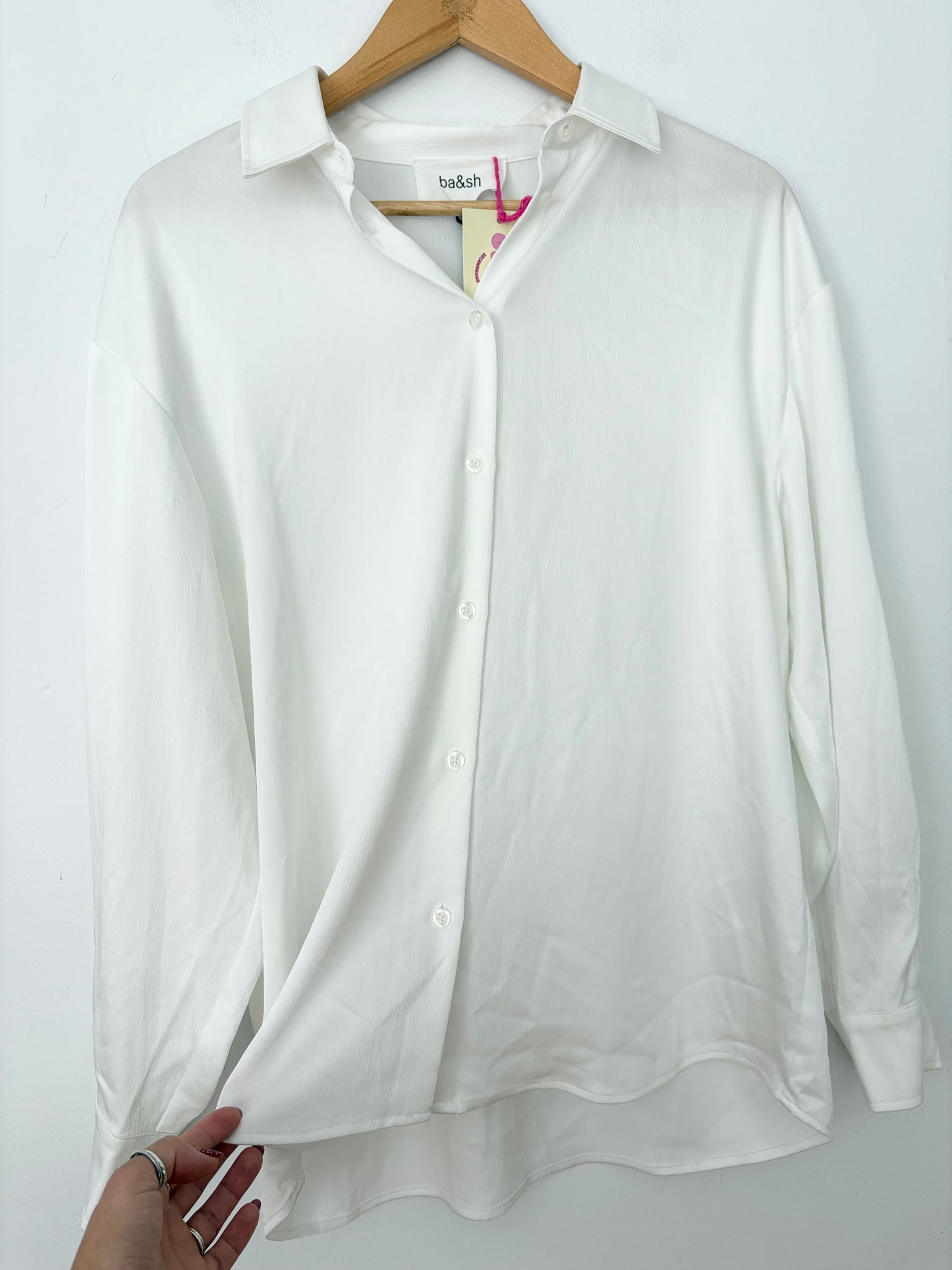 Ba&Sh silver shirt in ecru Medium