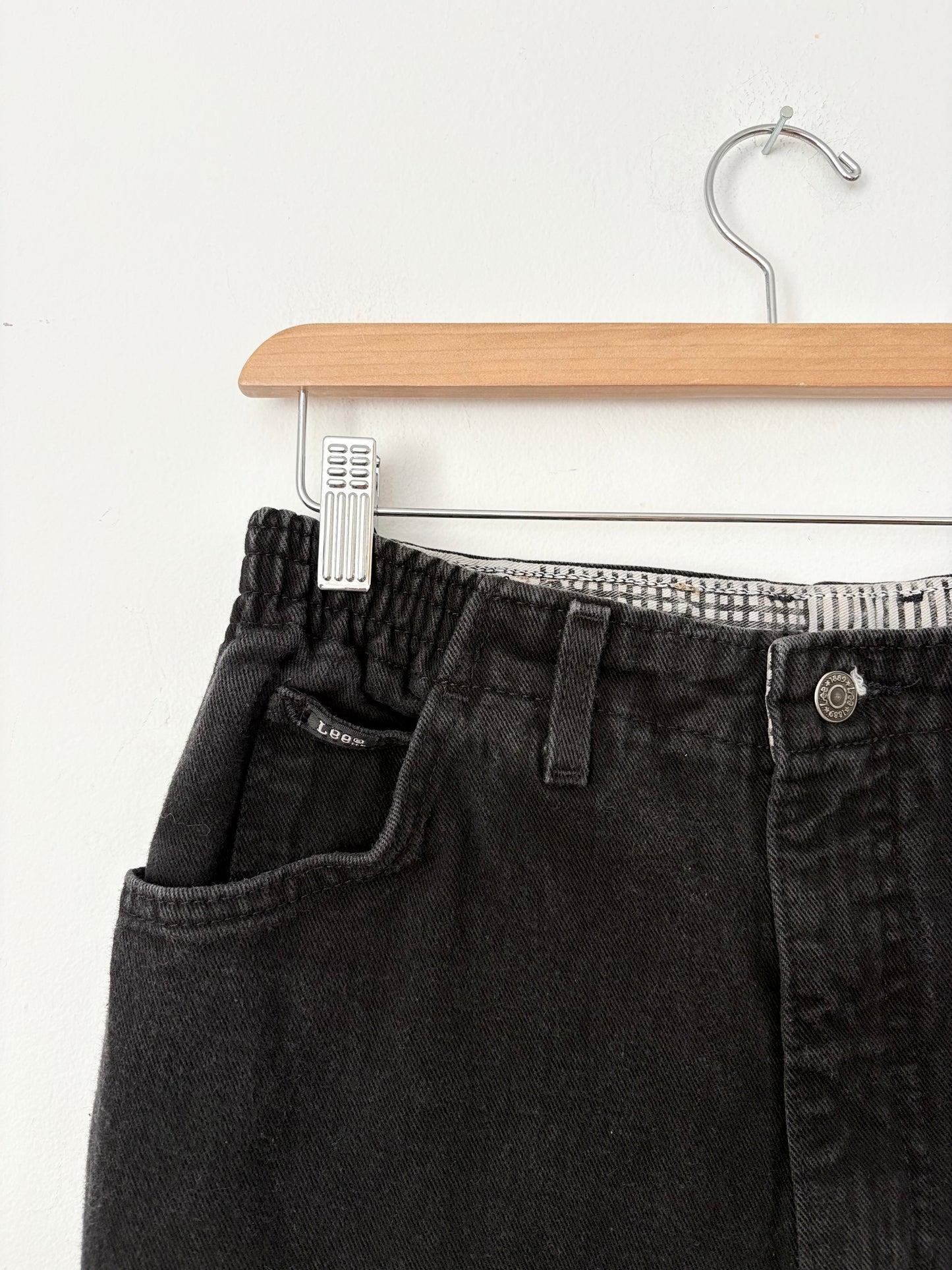 Vintage Lee black mom jeans W29