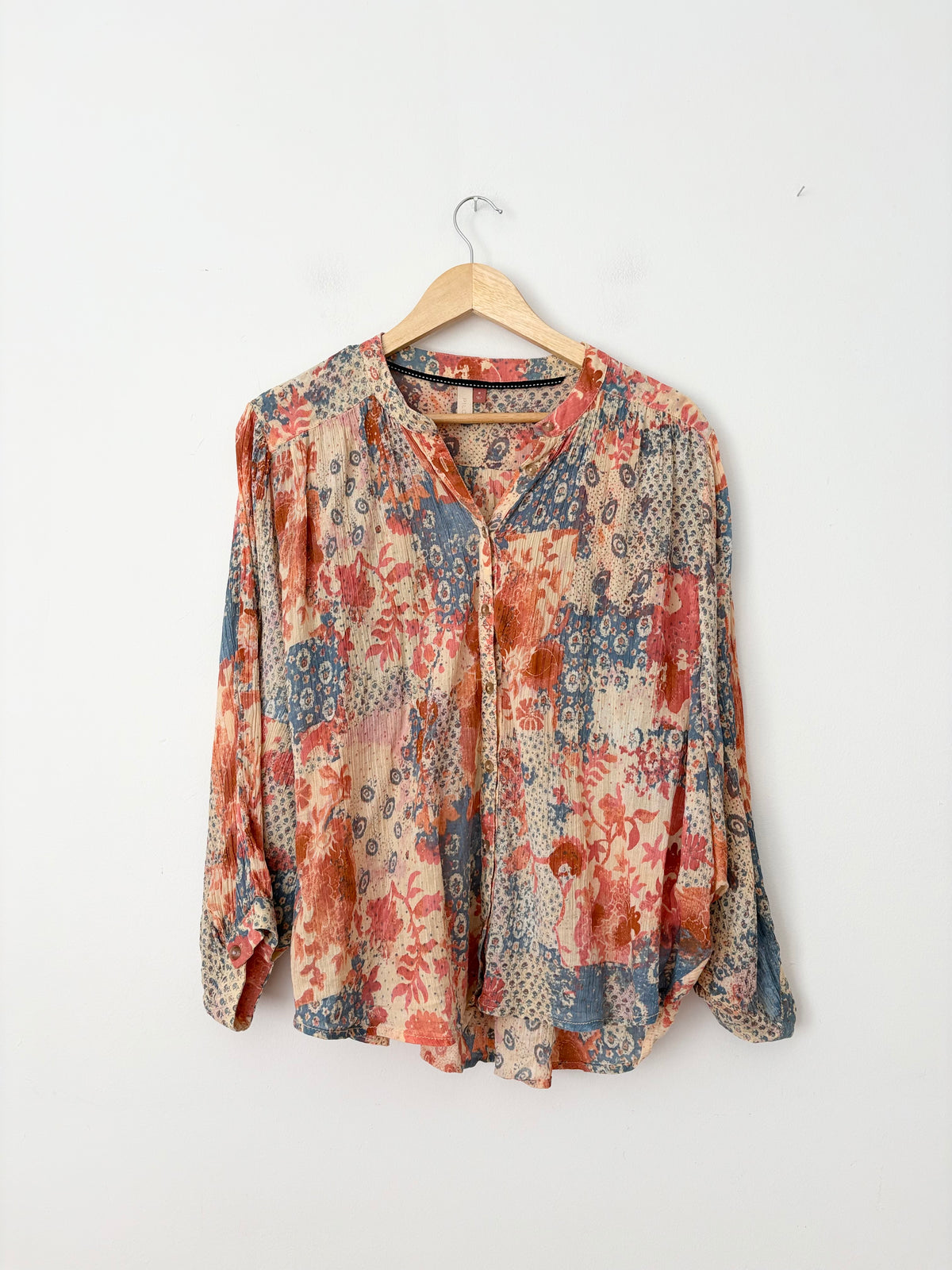 Anthropologie Pilcro printed blouse Medium