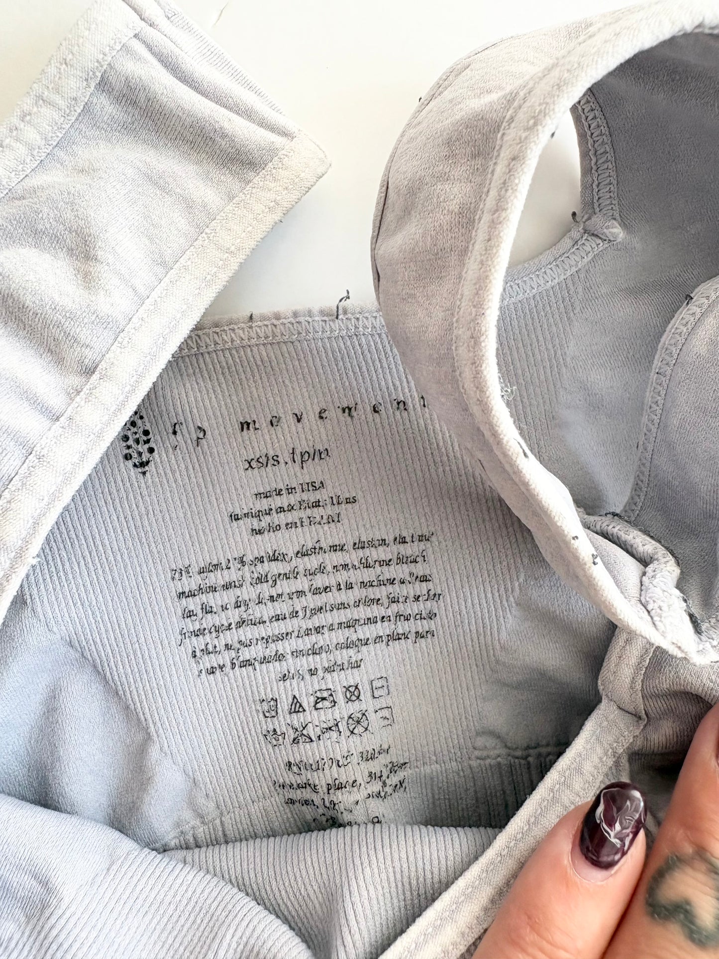 Brassière de sport Free People Movement Good Karma à encolure carrée XS/S