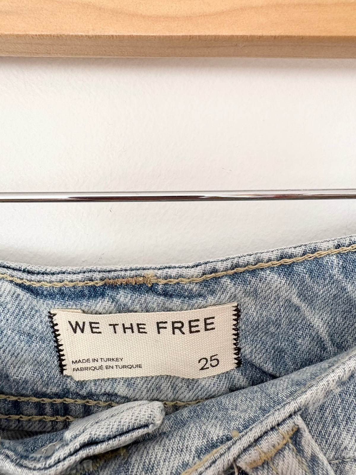 Jupe en jean Wonderland Free People, taille 26