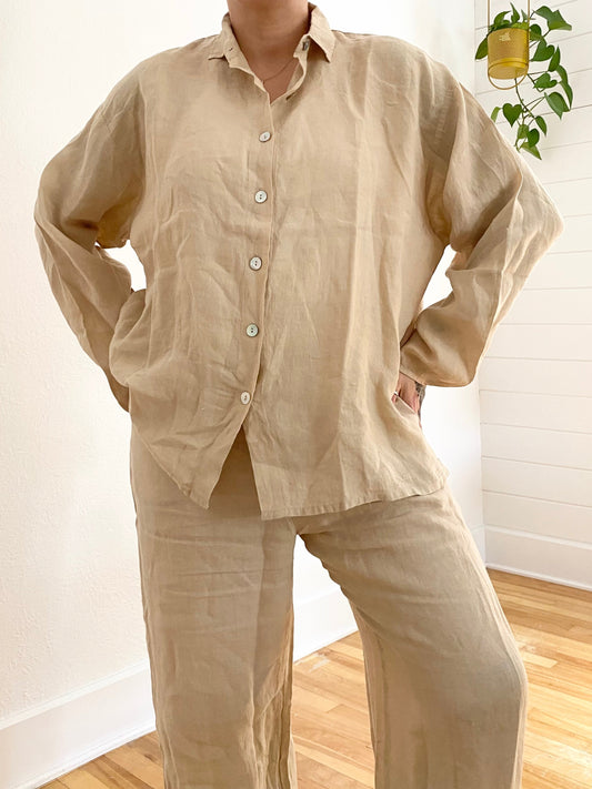 The simple folk La chemise en lin S/M