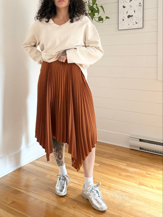 JW Anderson X Uniqlo Asymetric pleated skirt S/M