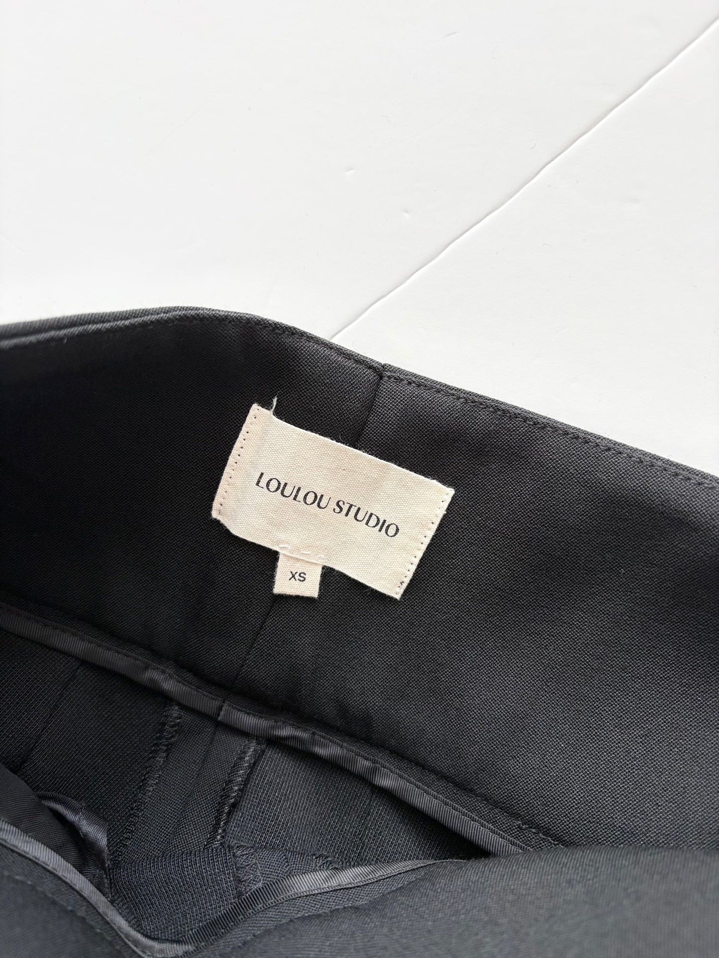 Loulou studio pantalon fuselé en laine stretch pinzon XS