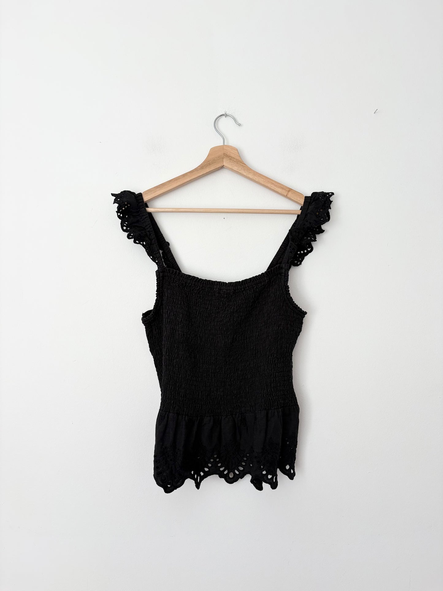 Madewell Linen blend Lucy top Large