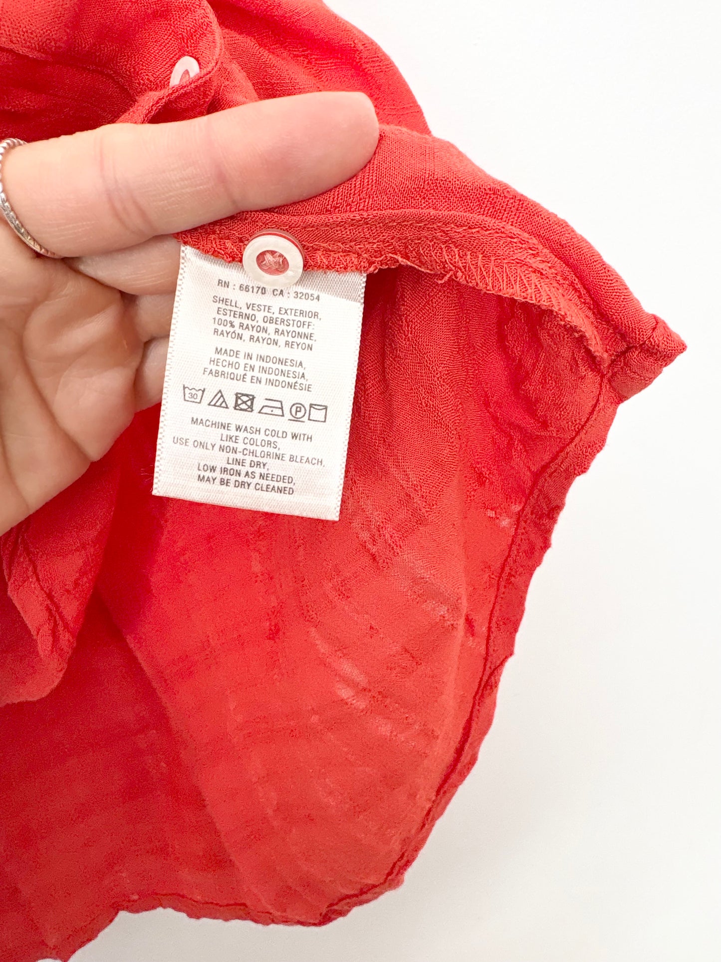 Anthropologie Maeve sunseeker textured sleeveless blouse Large