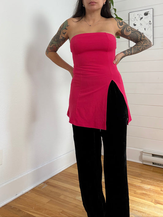 Miscreants cupid high slit mini dress S/M