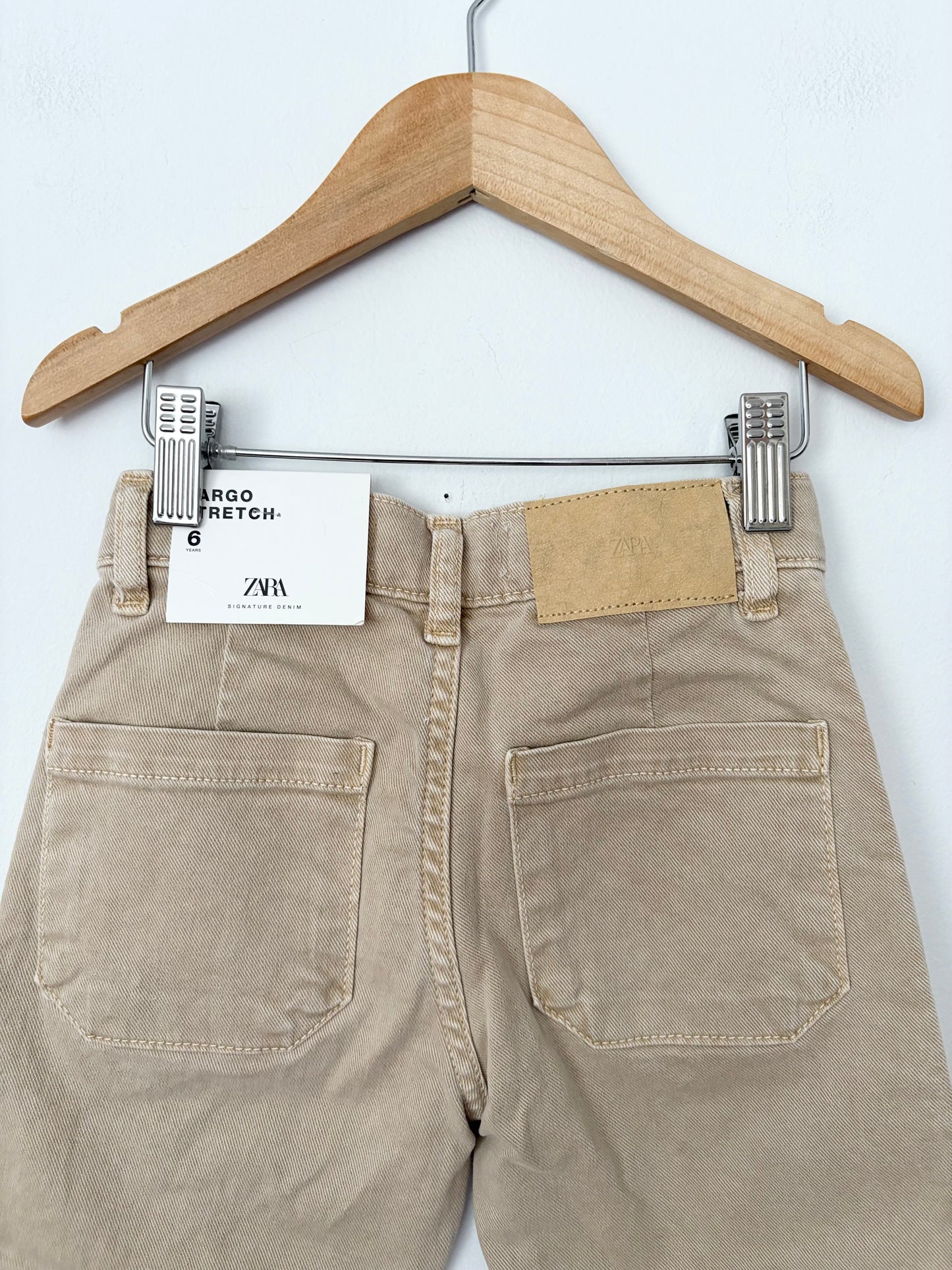 Zara cargo stretch jeans 6Y