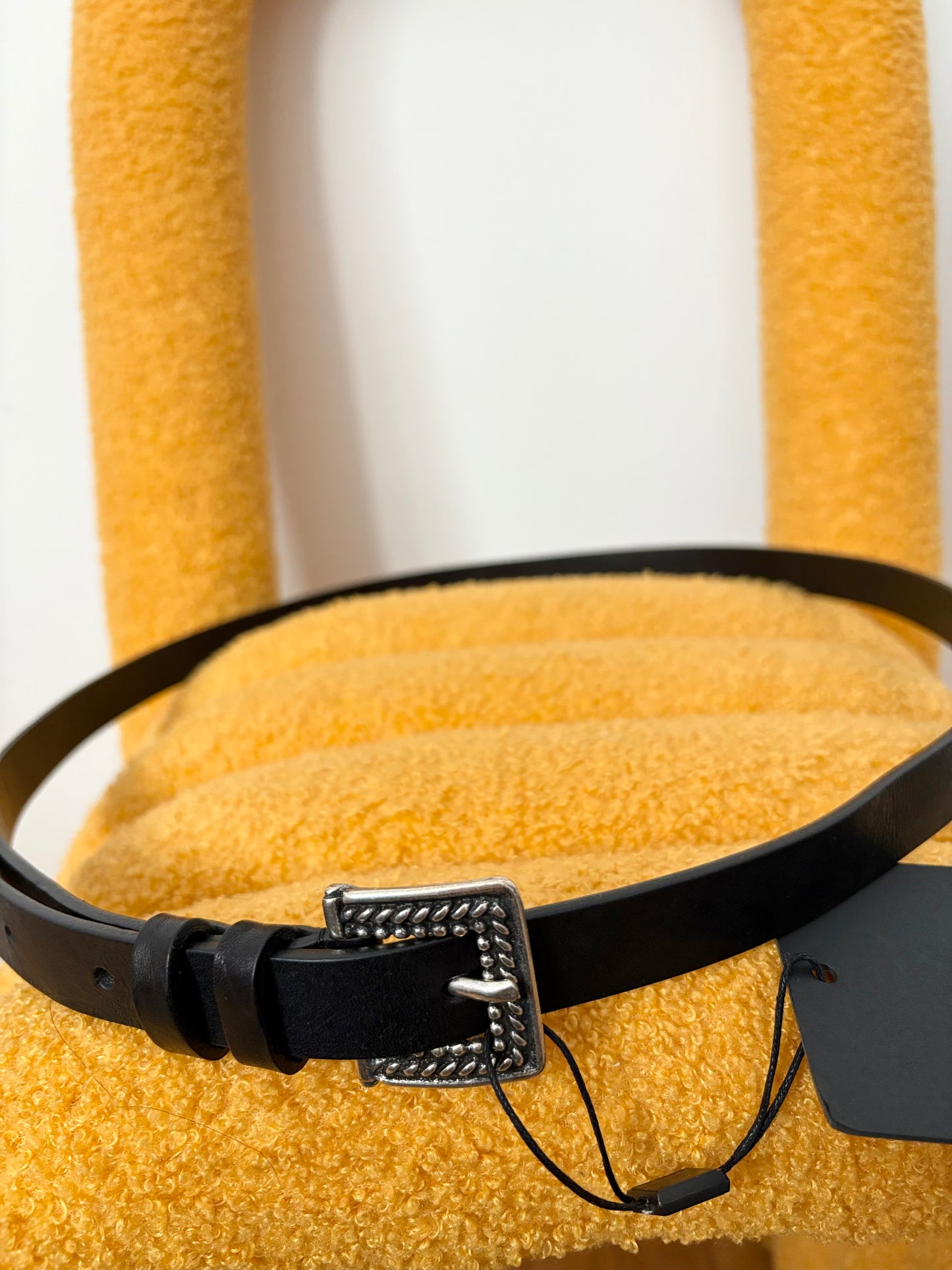 The kooples vintage effect leather belt M-XL