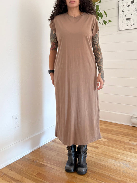 Uniqlo mercerized cotton sleeveless dress Large