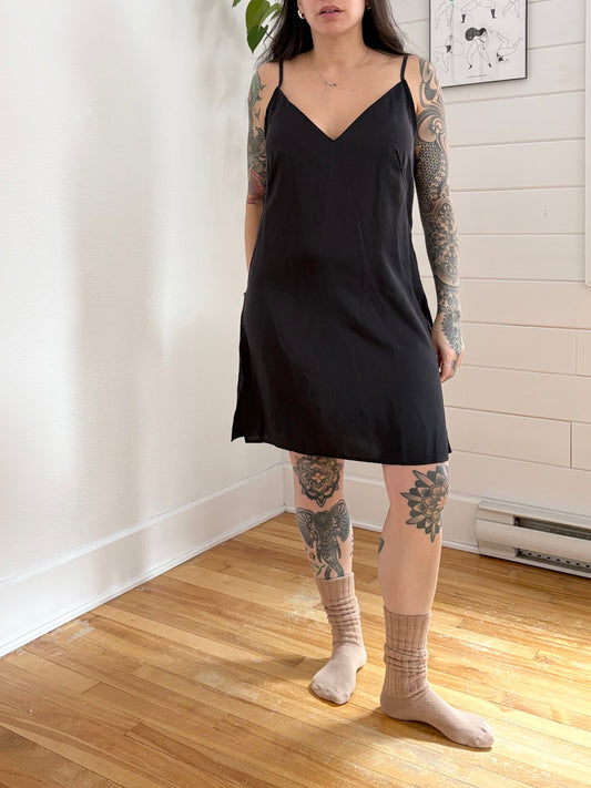 Ettitude bamboo sateen slip dress Large