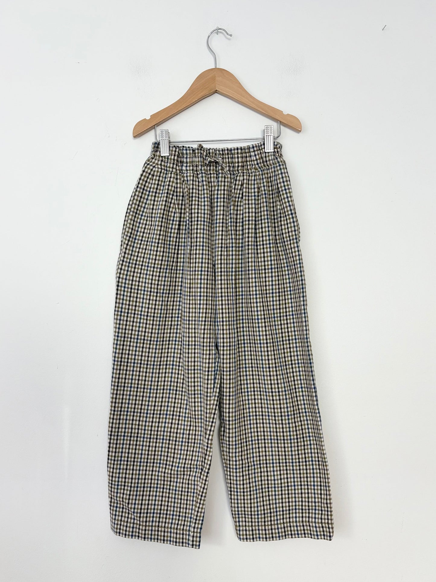 Pantalon large à carreaux Zara, taille 10 ans