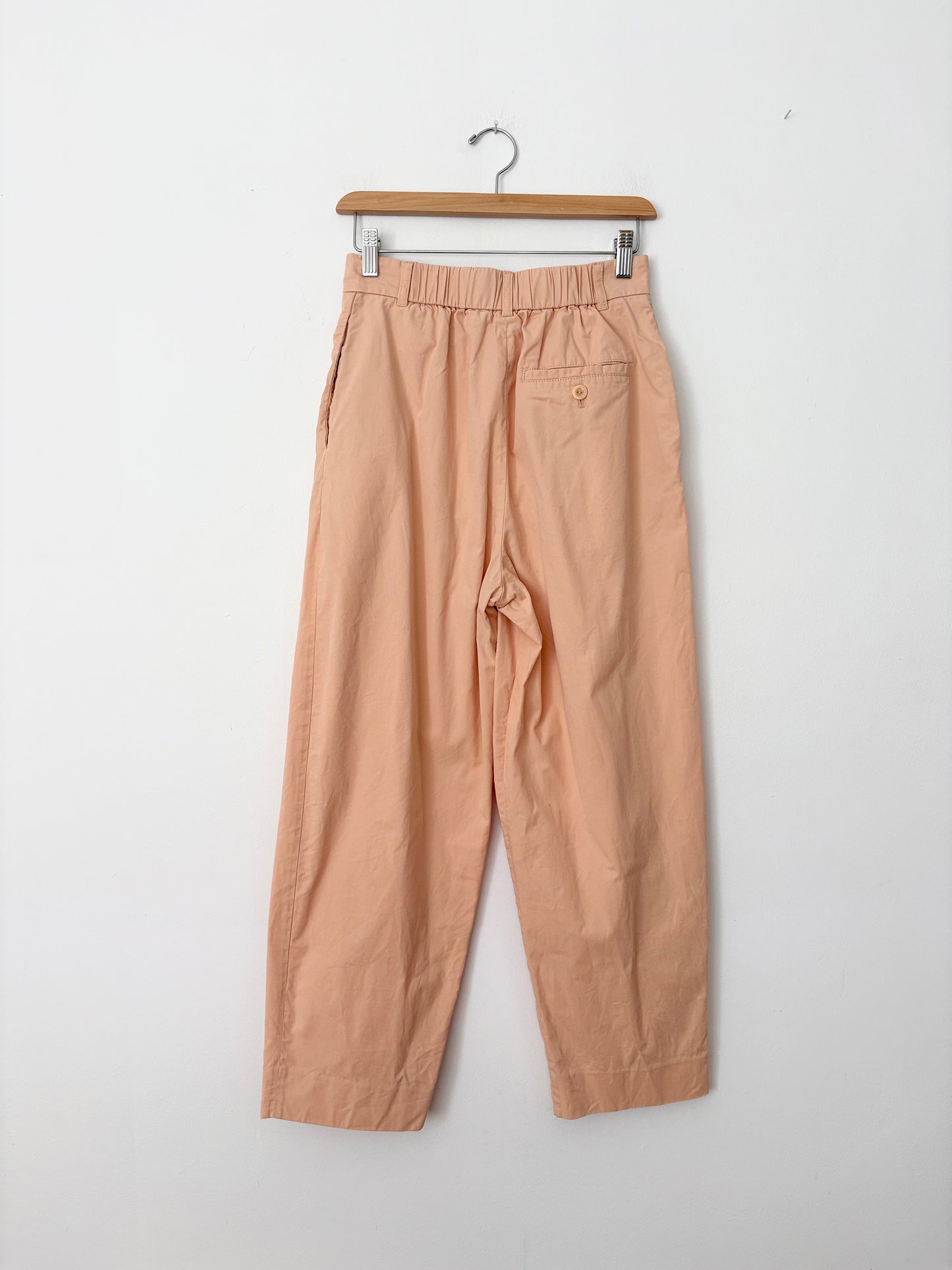 COS peach tapered balloon pants Small