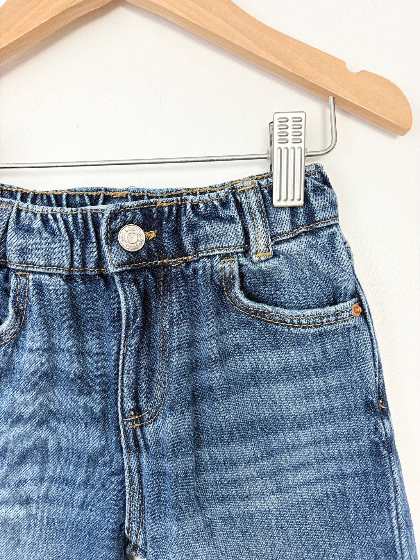 Zara wide leg jeans 4Y