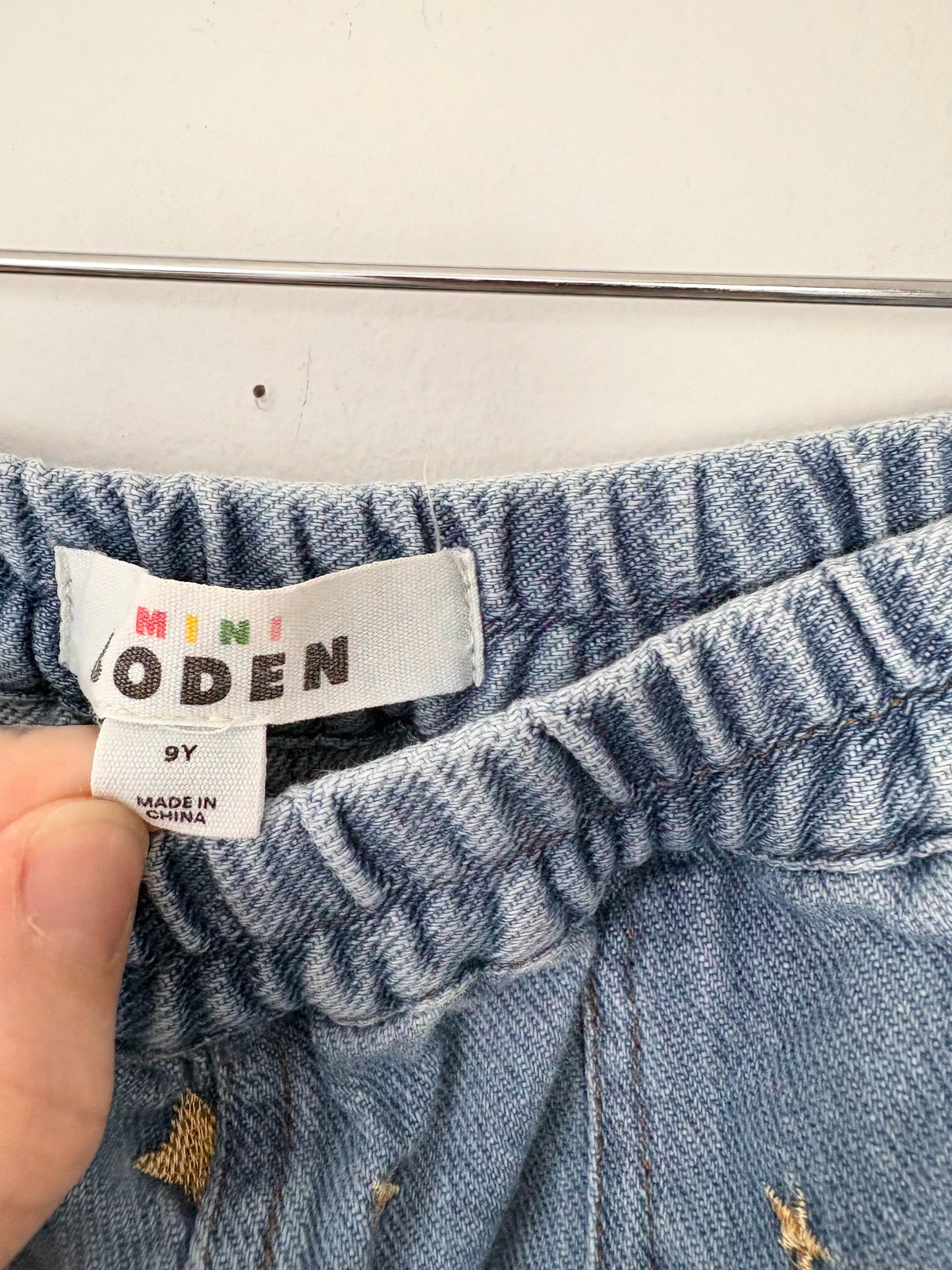 Boden star embroidered jeans 9Y
