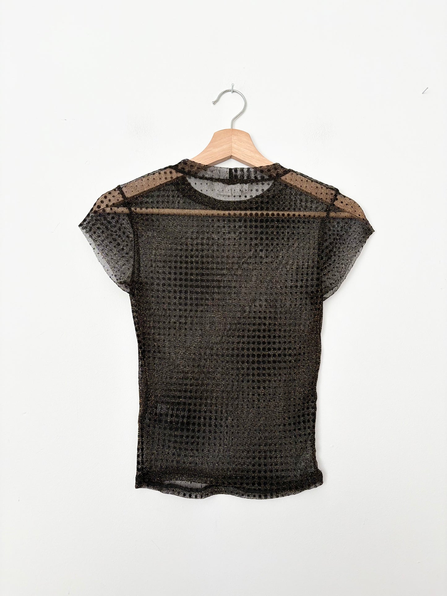 Urban Renewal mesh metallic Tee XS