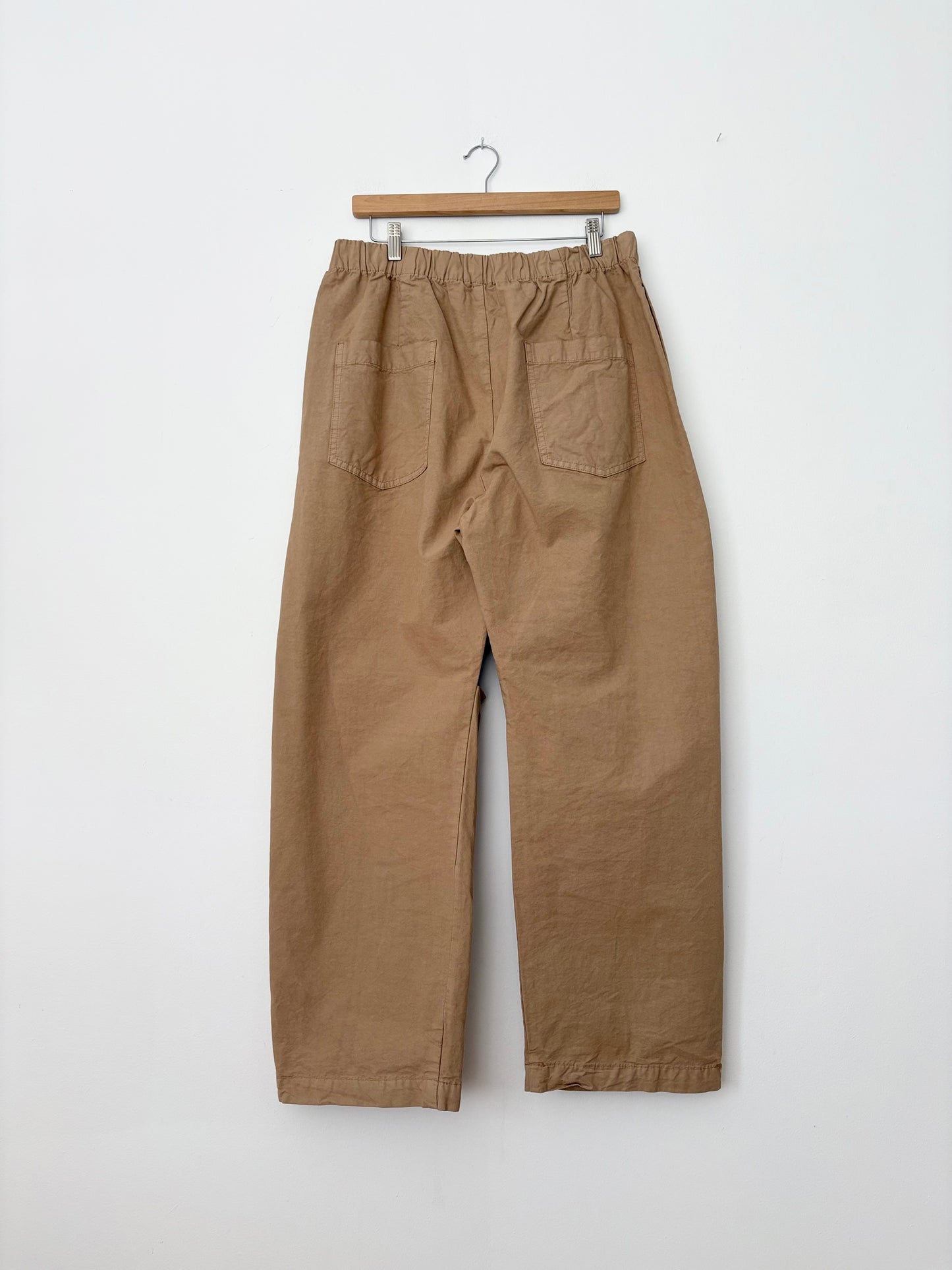 Zara cotton barrel trousers Large