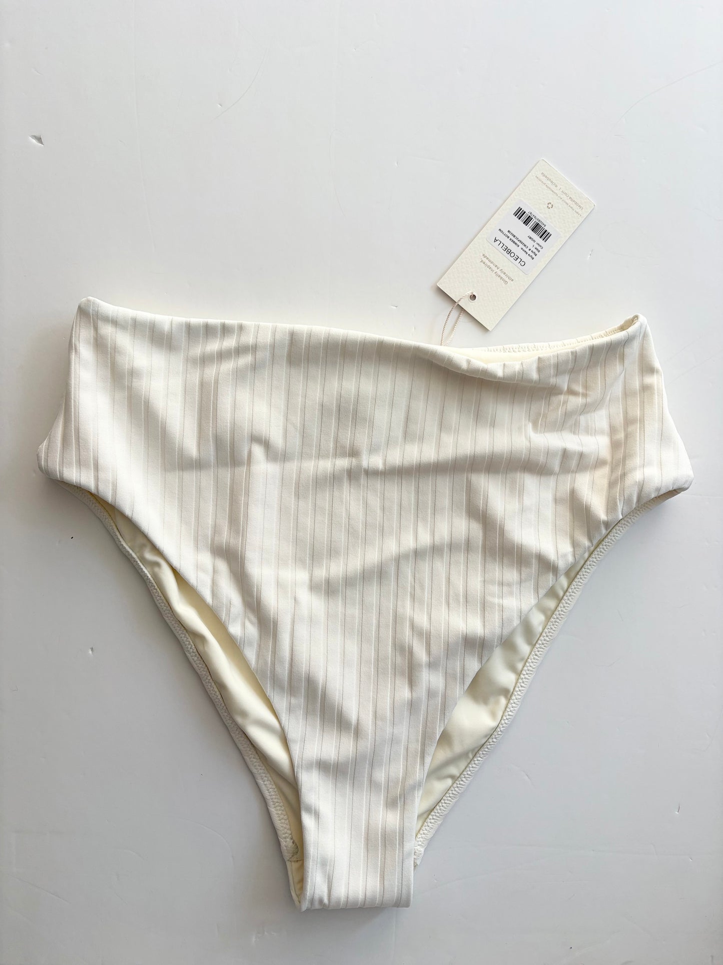 Haut de bikini Cleobella côtelé ivoire taille L