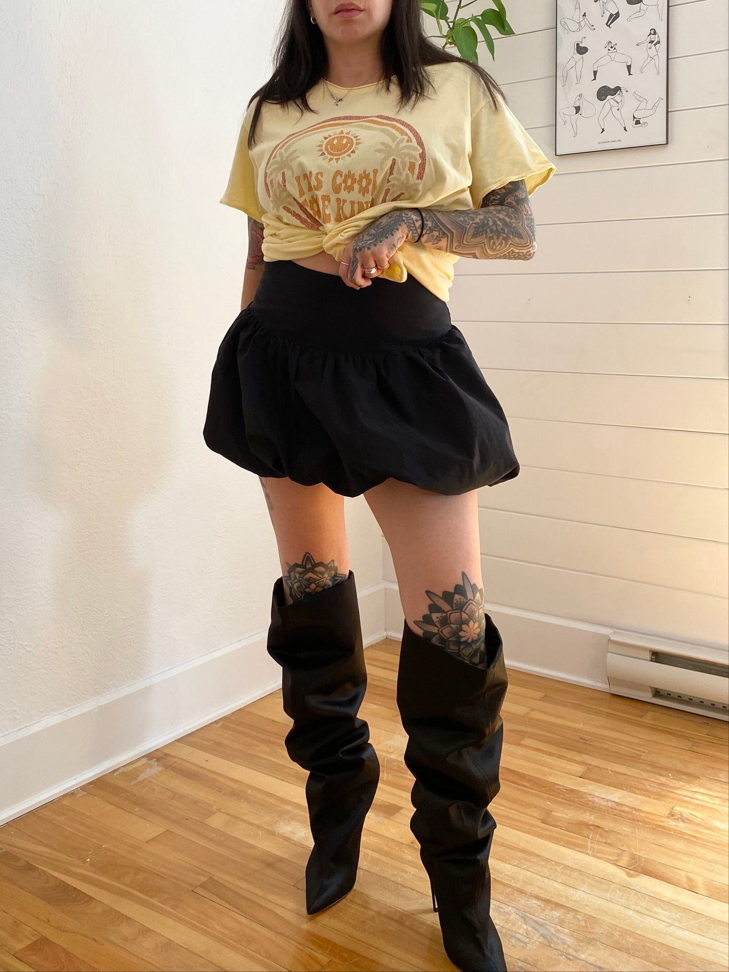 Mini-jupe bulle Free People Lula Medium