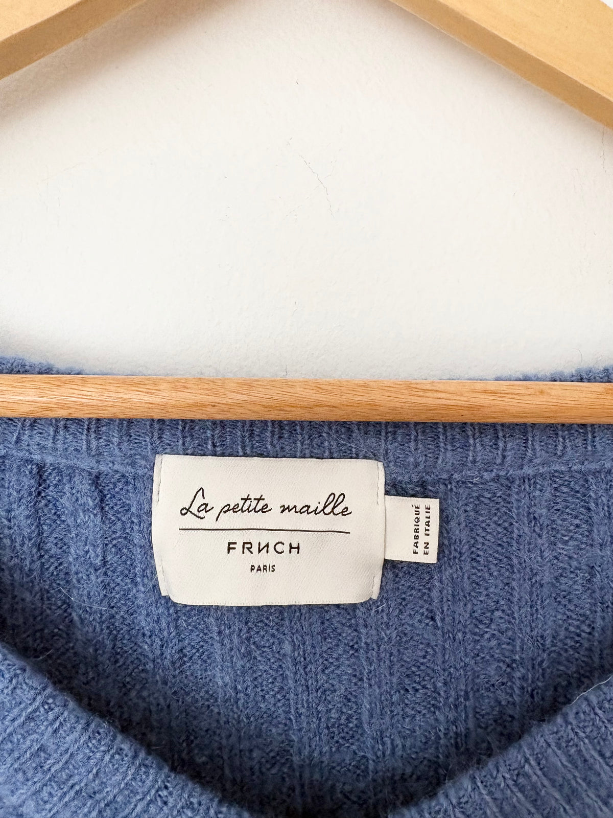 Pull en maille mélangée mohair FRNCH Paris la petite maille M/L