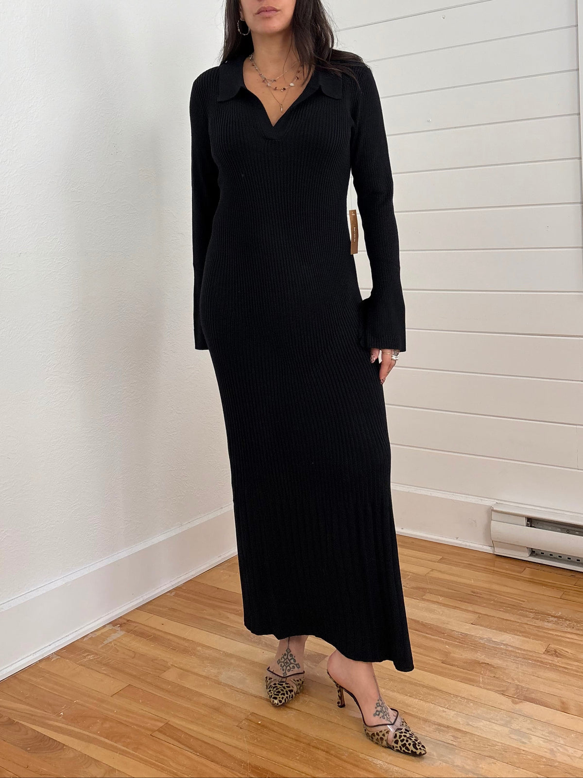 CAARA Nicole knit dress Medium