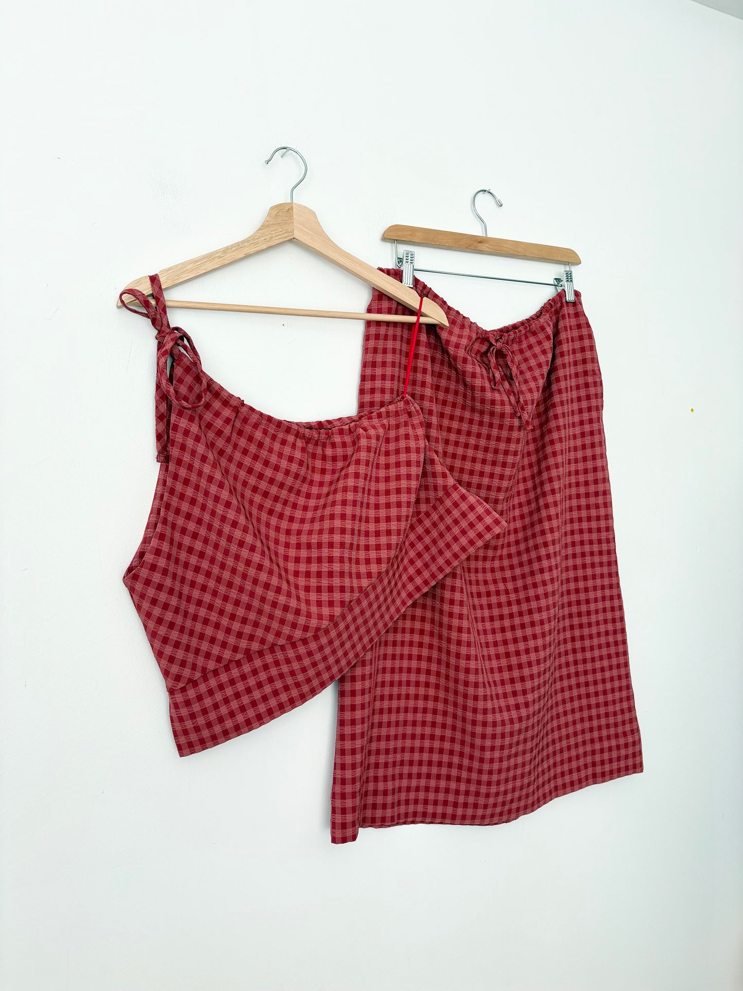 Ensemble à carreaux Harper Free People T. M/L