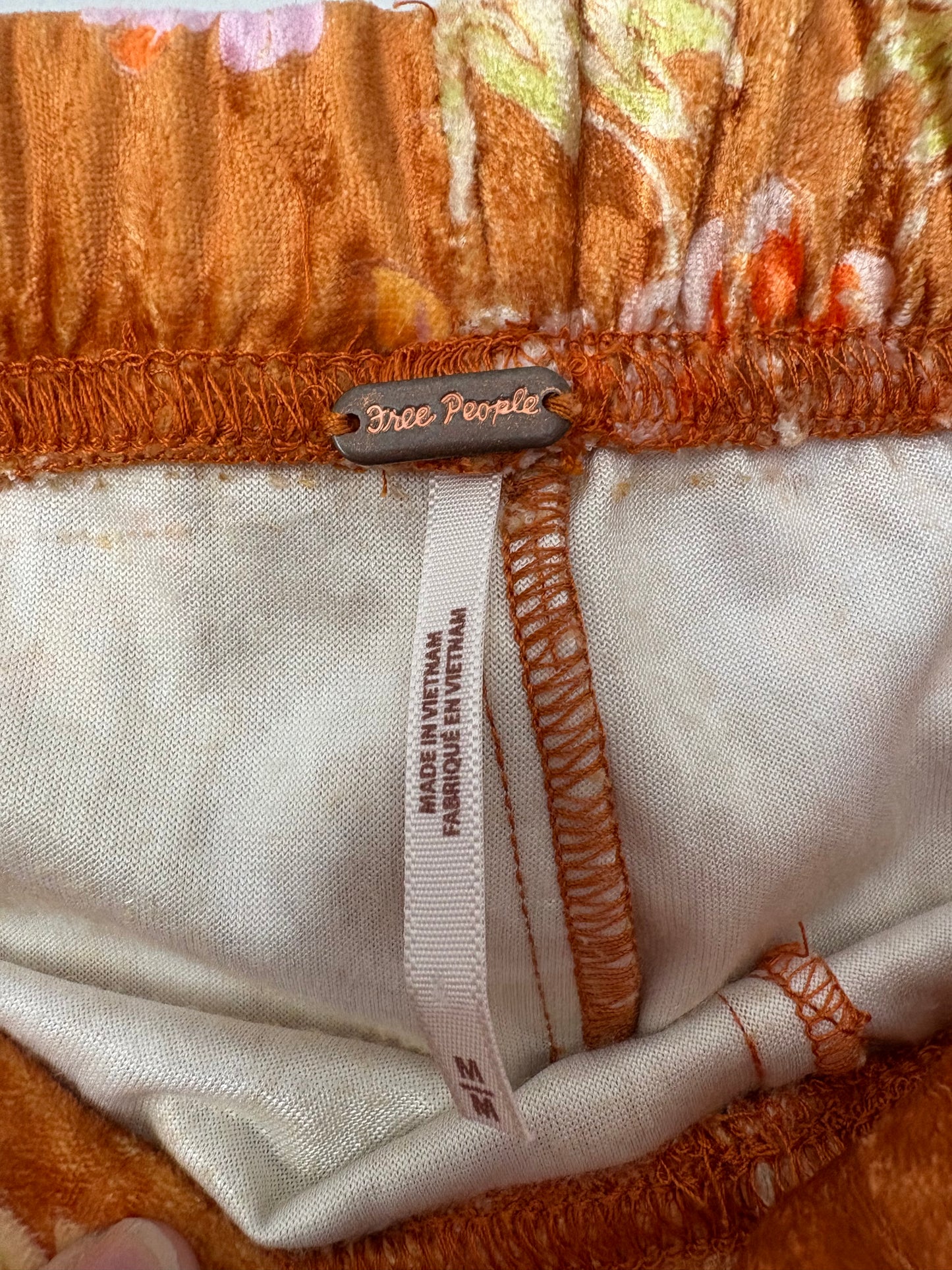 Pantalon évasé en velours Free People Daytripper, taille M