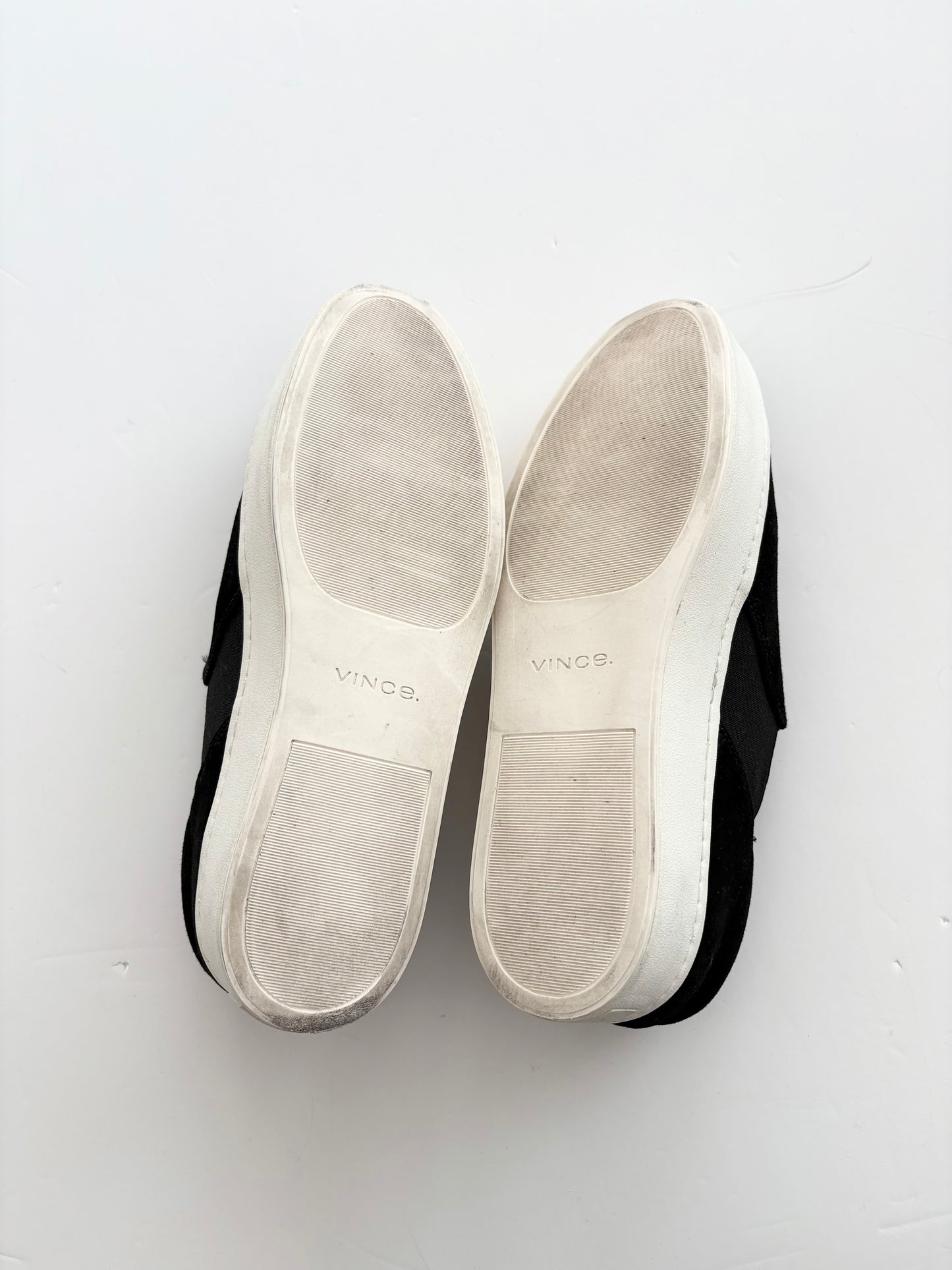 Vince warren suede platform slip ons US8.5