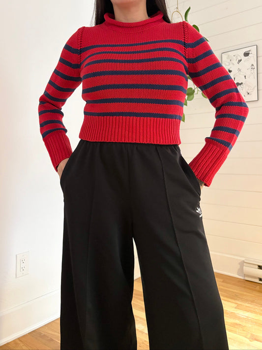 J.crew Heritage cotton rollneck sweater Small