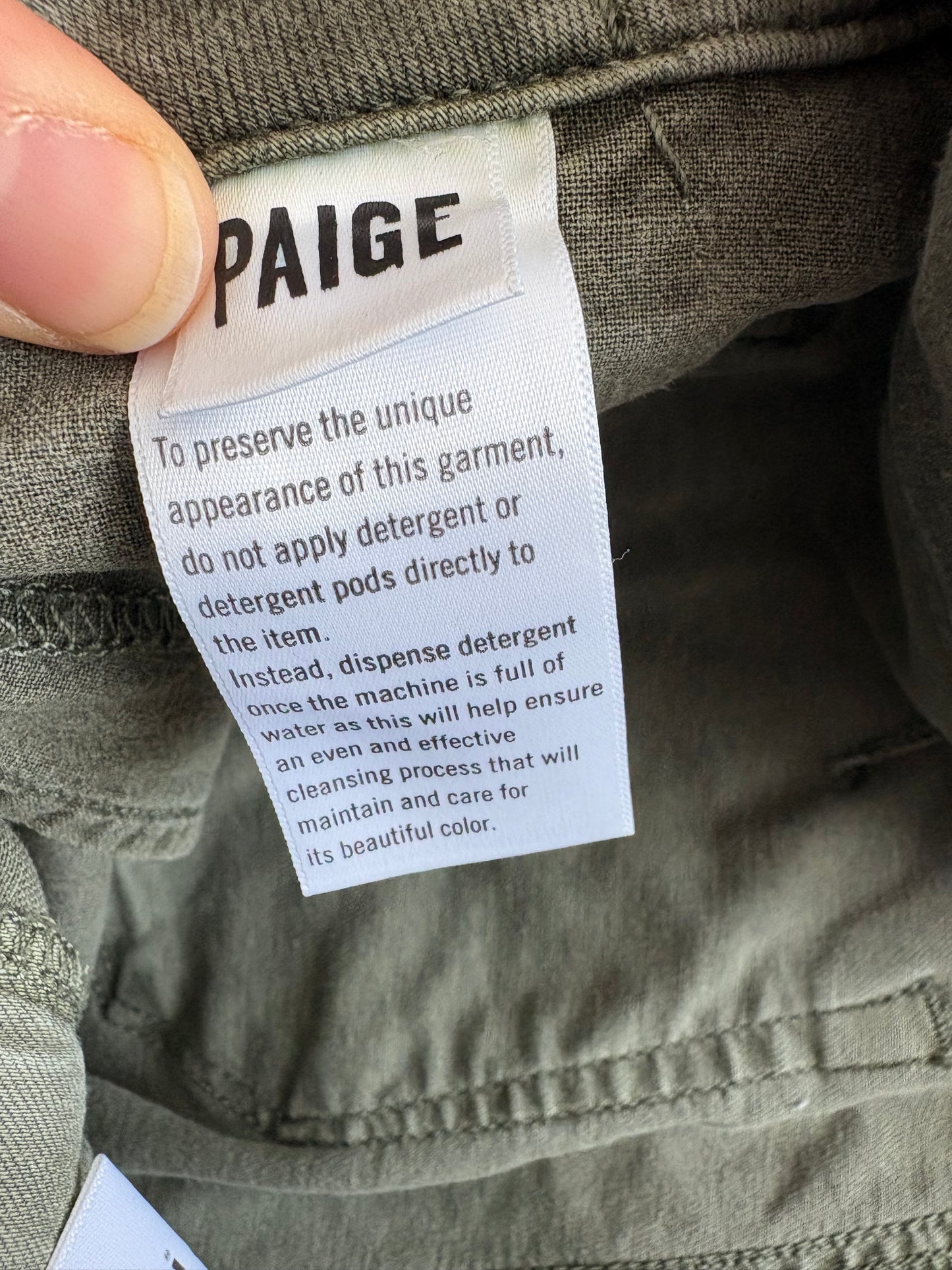 PAIGE Brooklyn seamed wide leg jeans W28/29