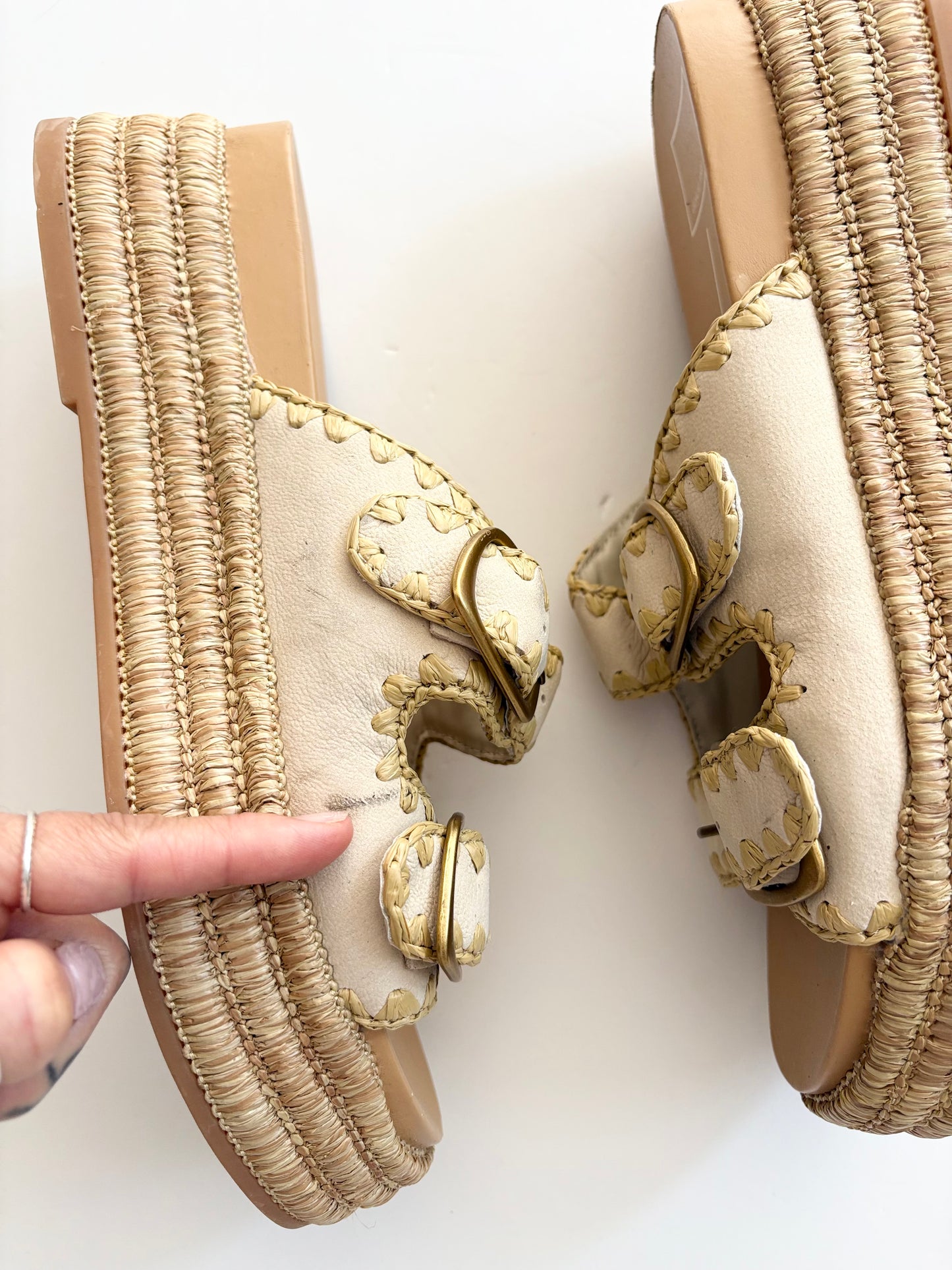 Dolce Vita Wanika raffia sandals US10