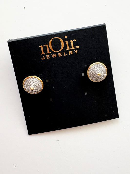 Noir NYC Small Pave cone Earrings