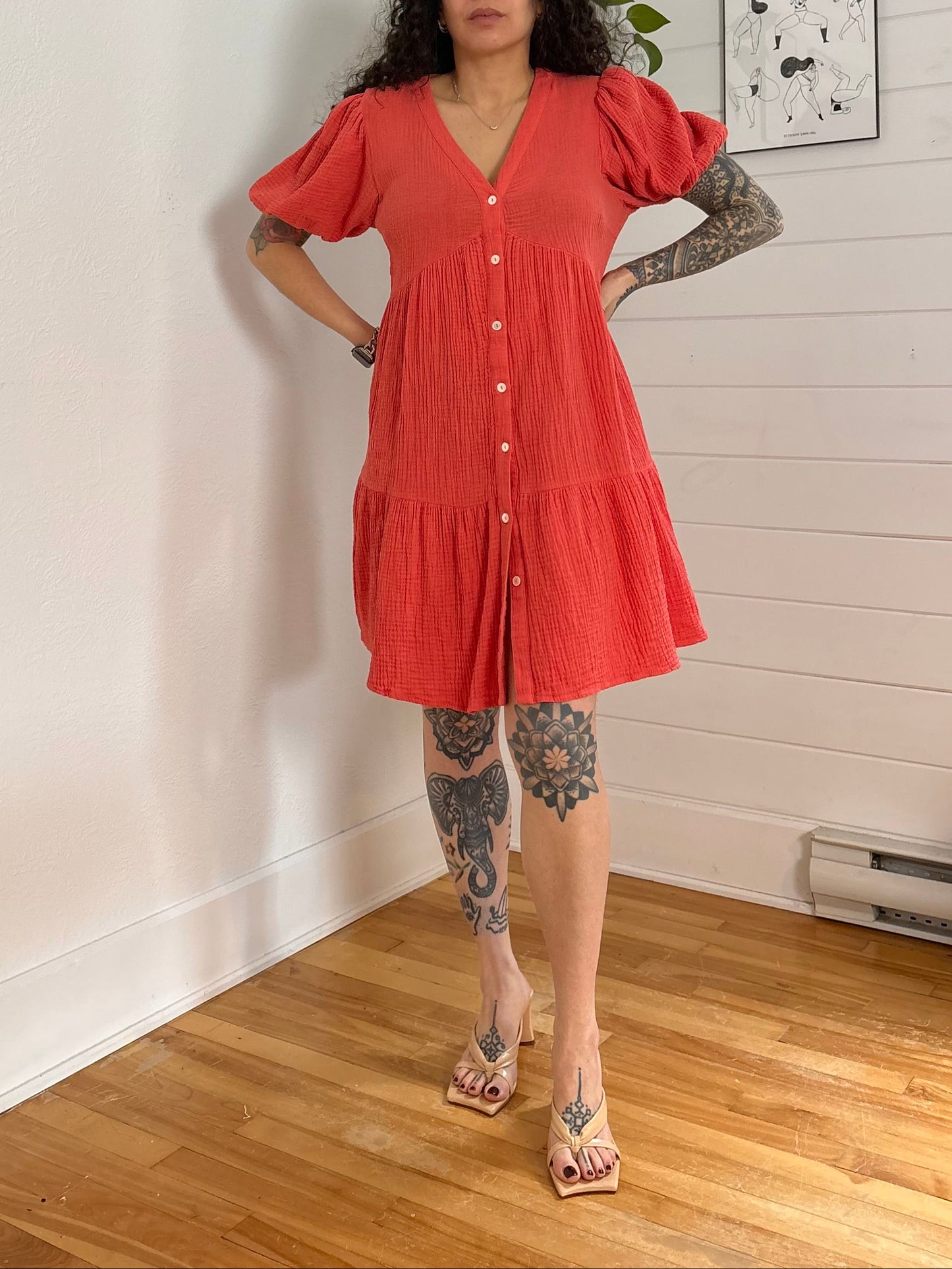 Robe corail Cindy FRNCH Paris Taille M