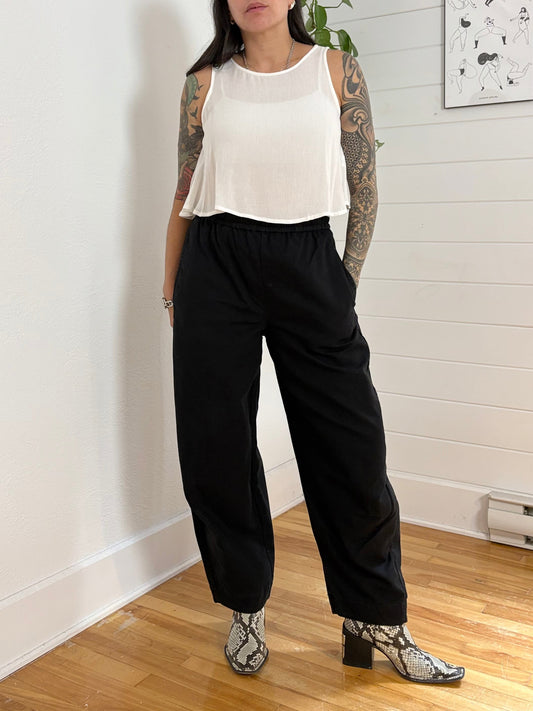 Elan semi sheer flowy tank top XS/S