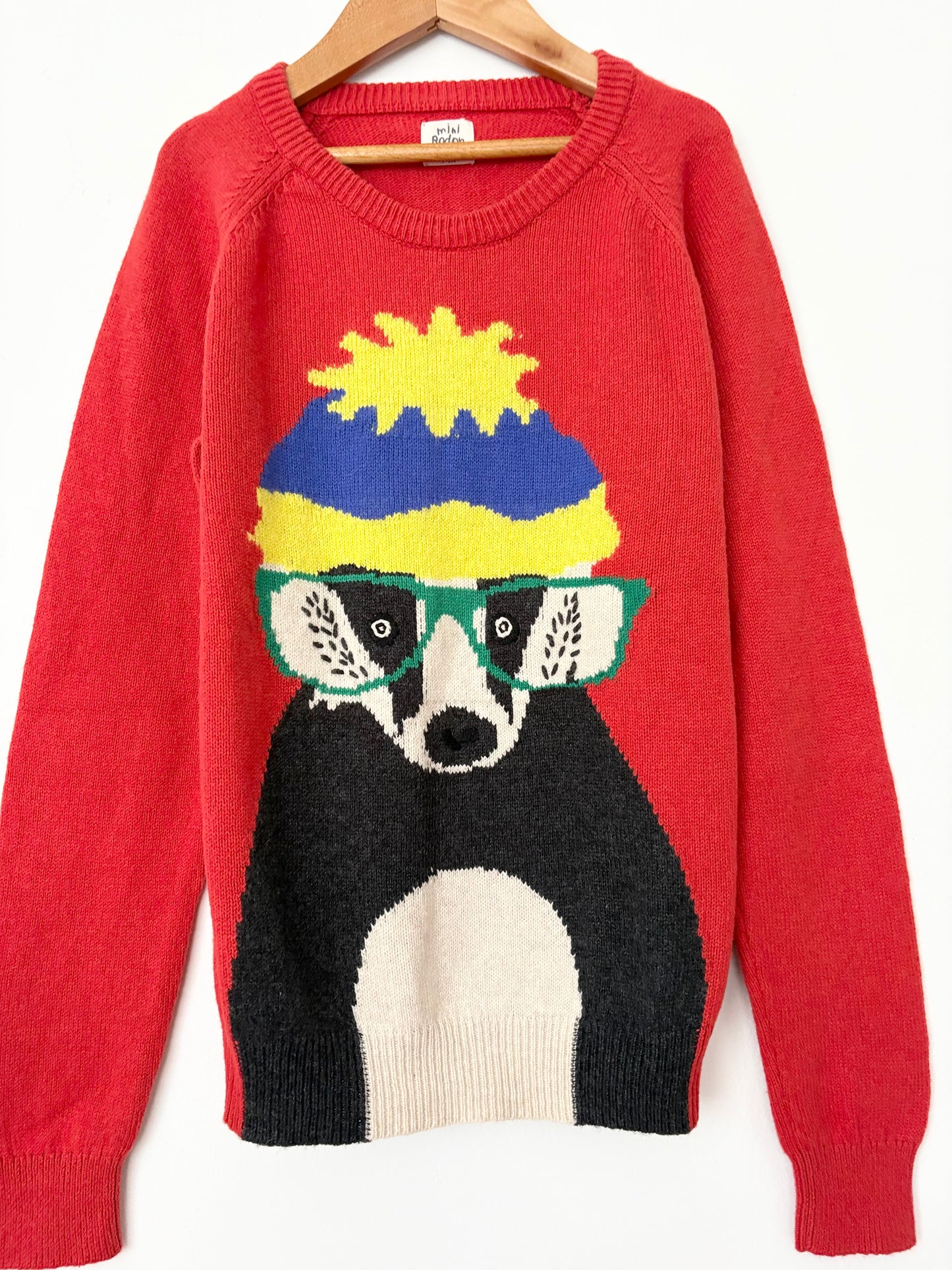 Mini Boden wool blend knit sweater 9/10Y