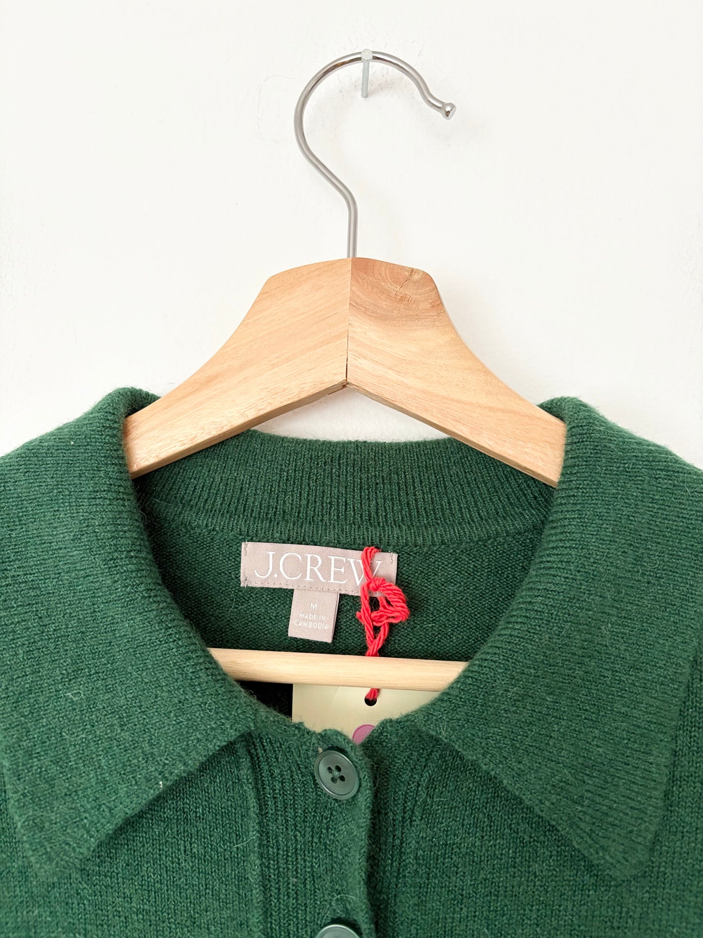 Polo à manches longues J.Crew en laine mélangée, taille M 