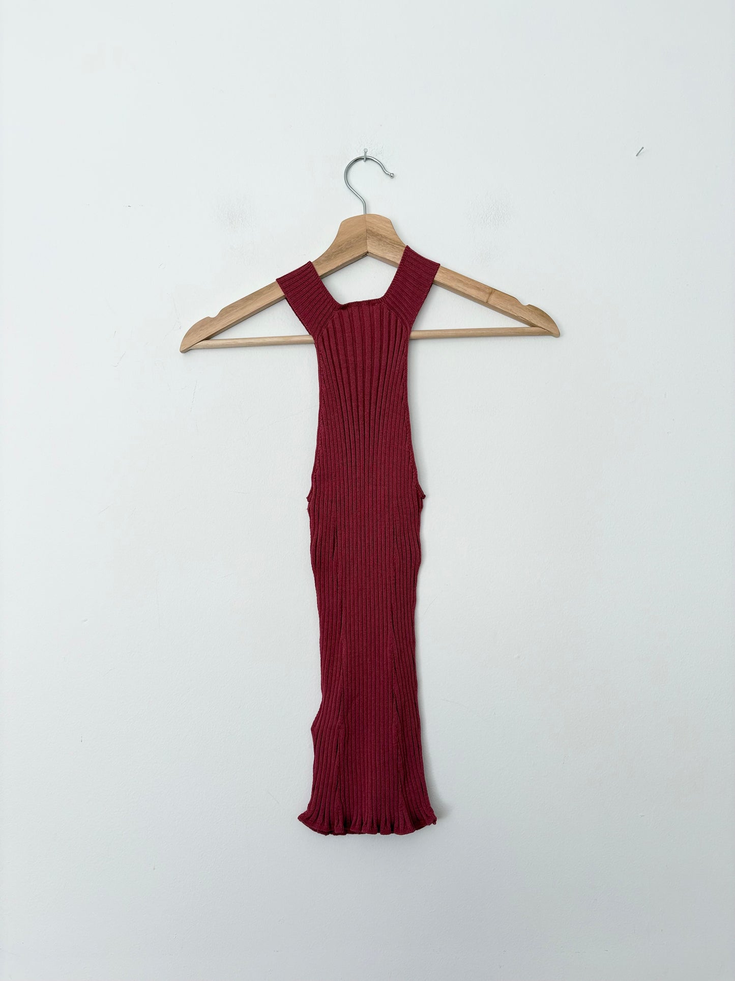 Ted Baker Feoniix rib halter top Medium