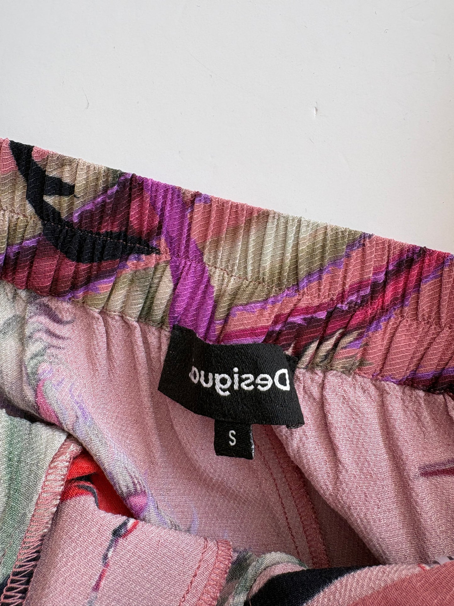 Culotte large tropicale Desigual petite