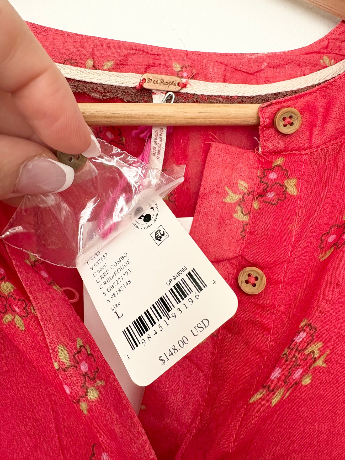 Free People Bella Mae midi dress Large