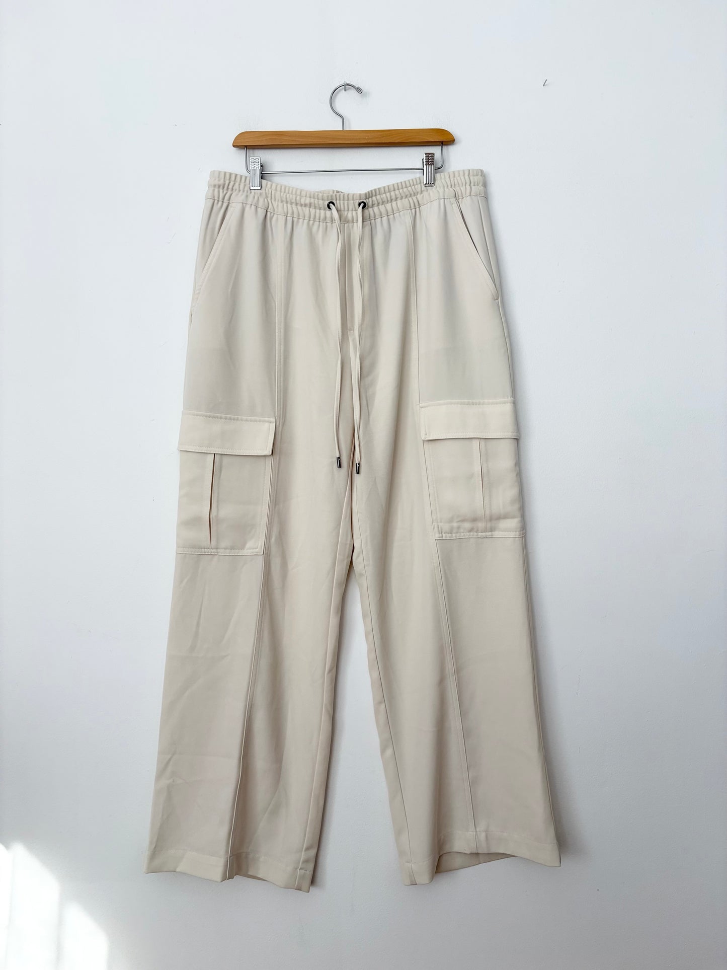 Pantalon cargo sport taille haute et large Banana Republic L/XL