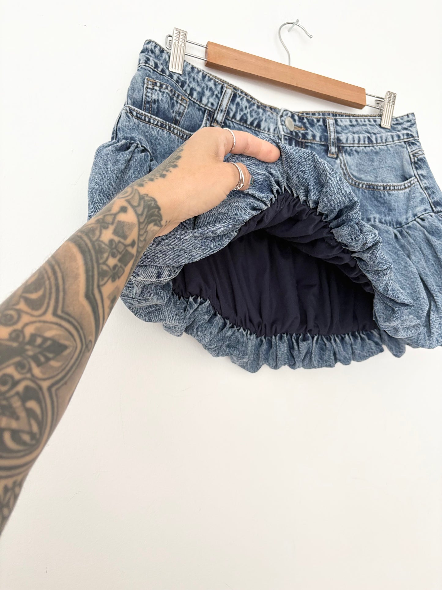Jupe en jean bouffante Blank NYC W27