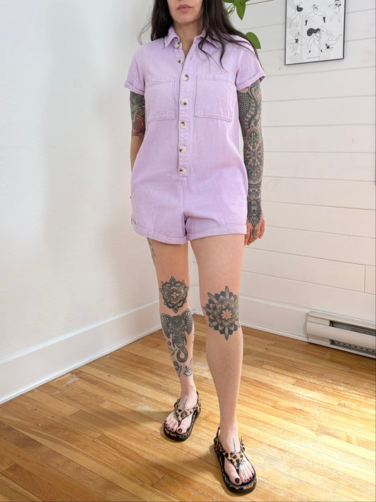 Show me your mumu range denim romper small