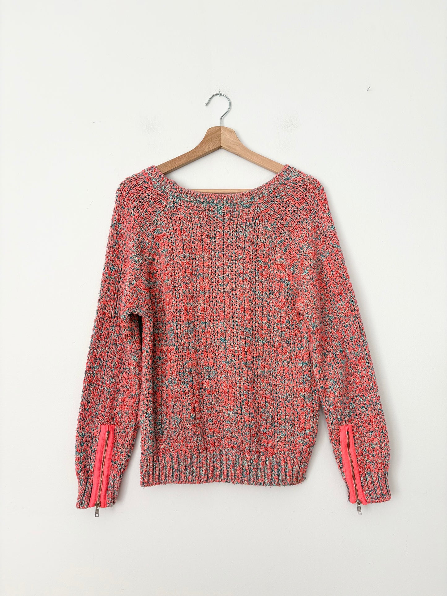 Maison scotch rainbow knit pullover M/L