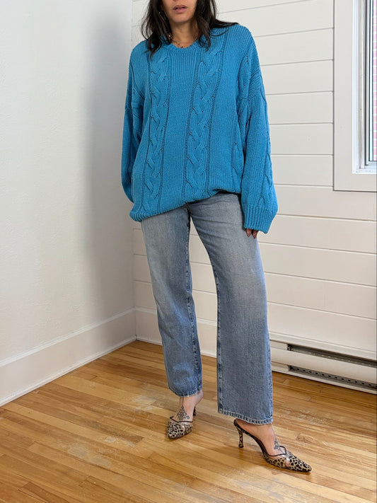 Urban outfitters Skylar oversized cable knit sweater M/L