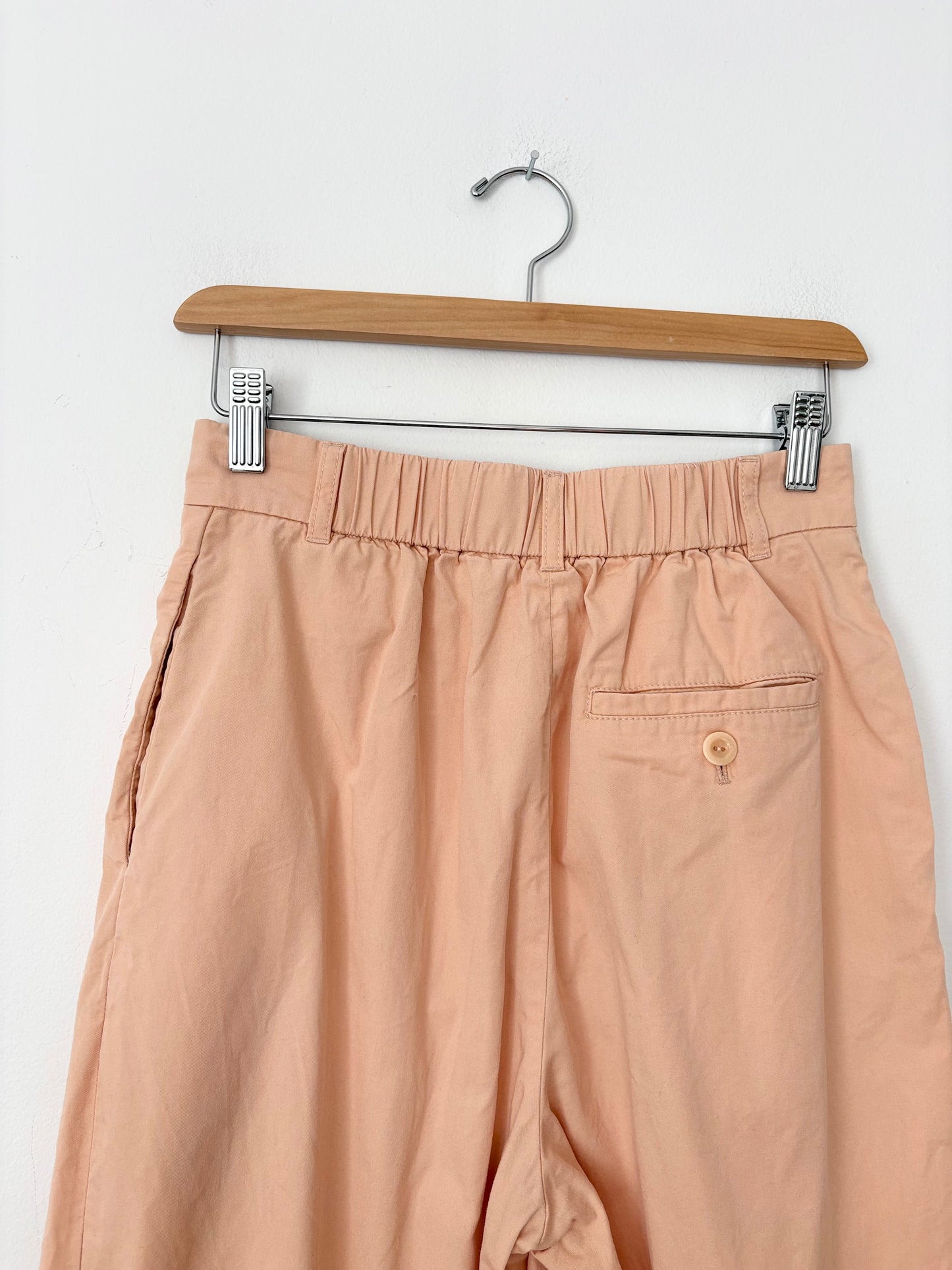 COS peach tapered balloon pants Small