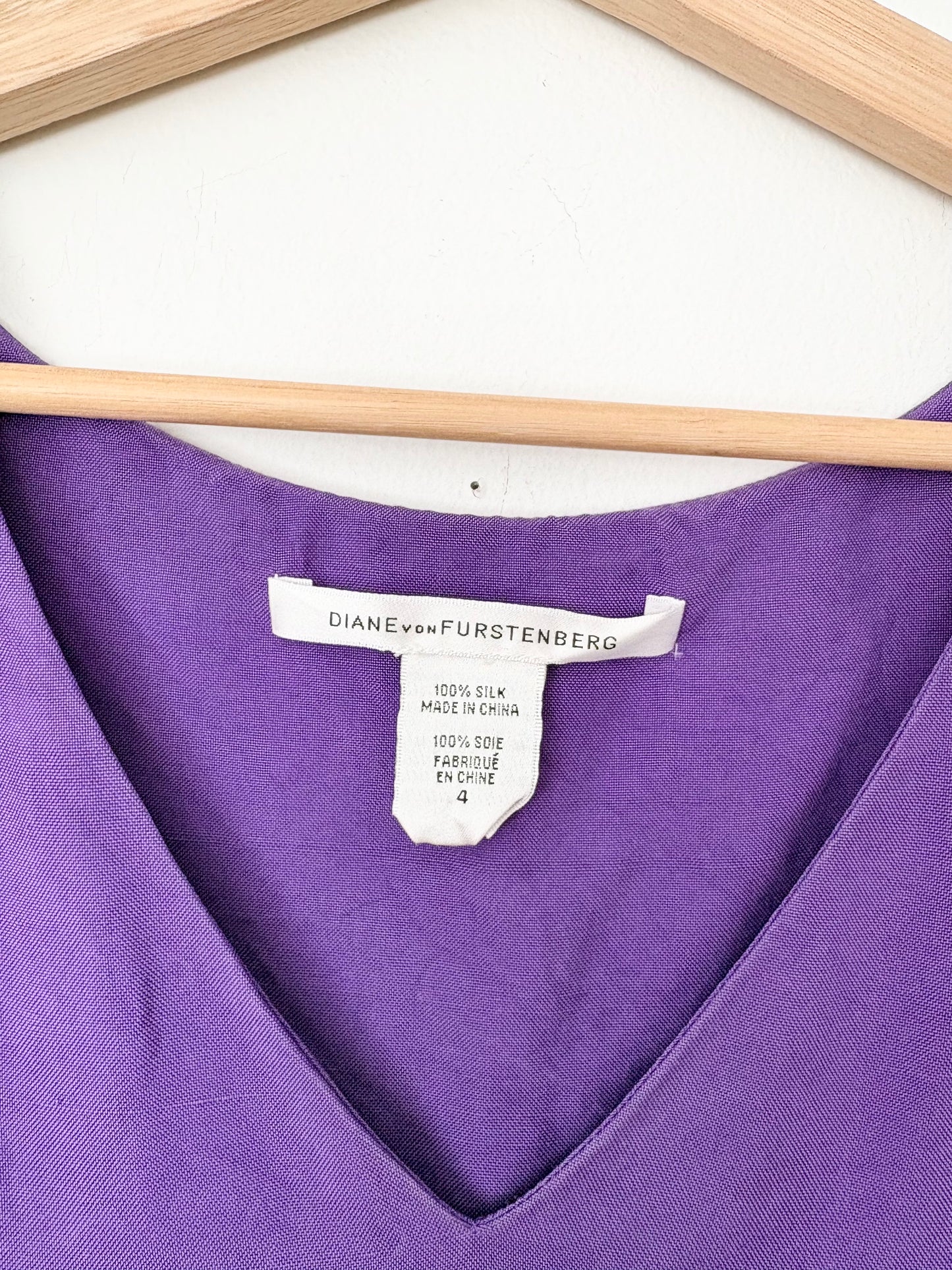 Robe en soie Shelly Diane Von Fustenberg XS/S