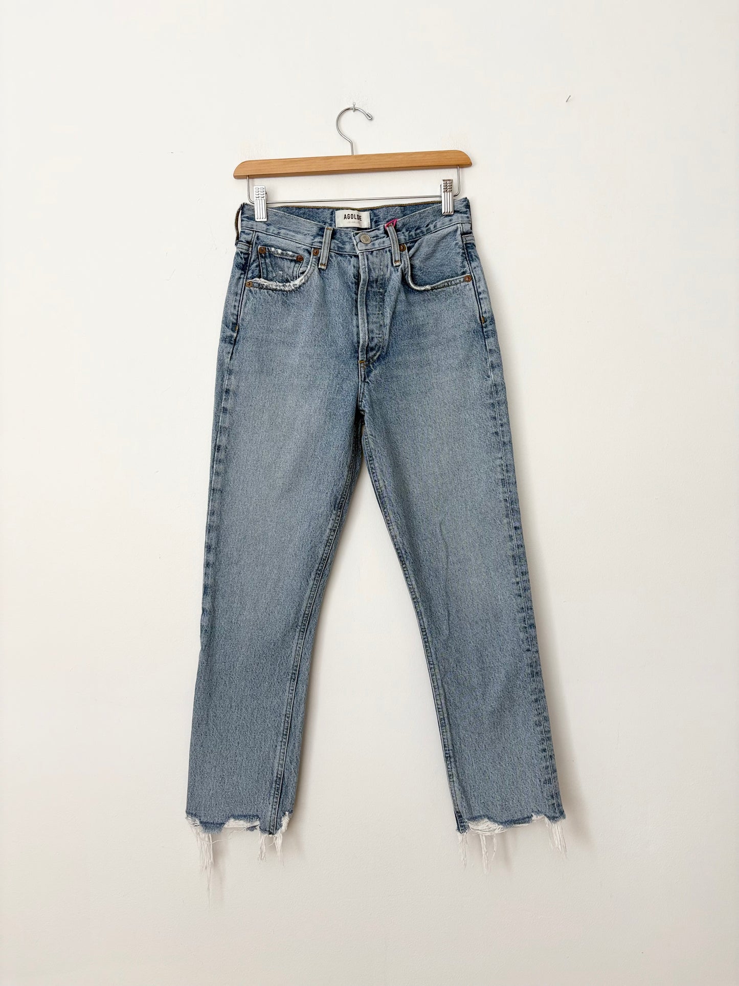 Jean court Agolde Riley taille 24